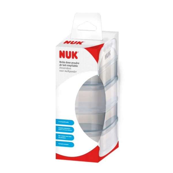 Boite doseuse de lait transparente Nuk