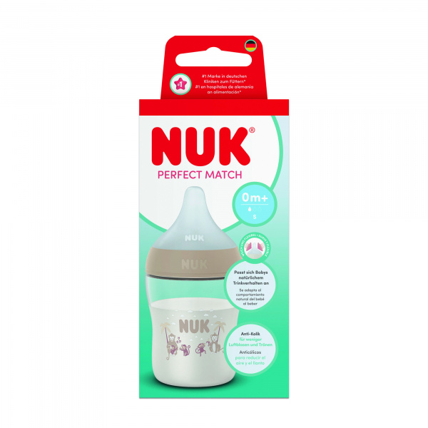 Biberon perfect match pp 150ml 0m+ s singe Nuk