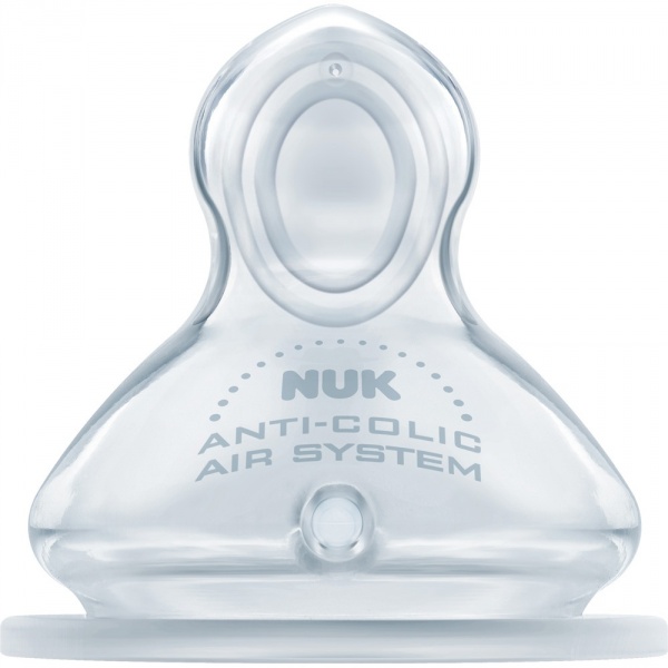 Lot de 2 tétines silicone first choice+ air control taille 2 épais Nuk