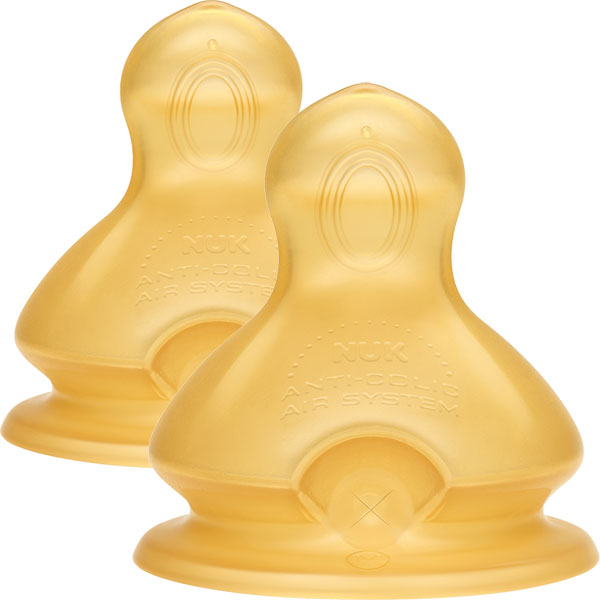 Lot de 2 Tétines First Choice+ Latex Taille 2 Lait épaissi 15 sur Allobébé