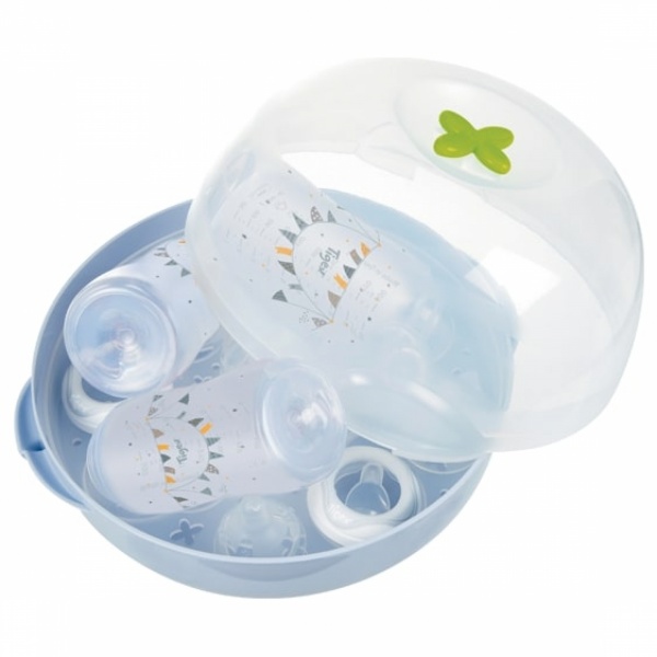 Stérilisateur micro-ondes translucide 4mn express Tigex