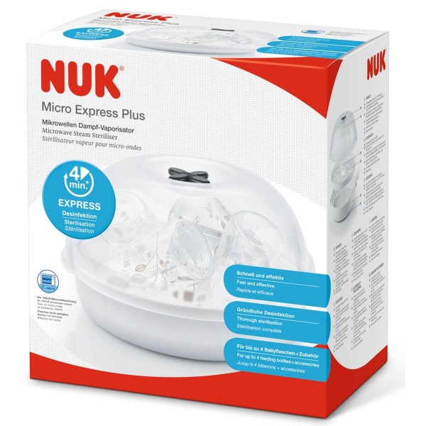 Stérilisateur micro-ondes express Nuk