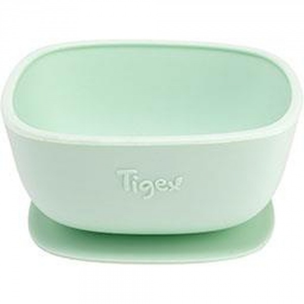 Bol silicone à ventouse vert Tigex