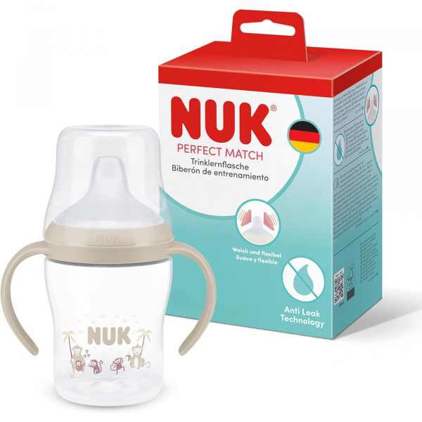 Tasse d'apprentissage perfect match 150 ml 6 mois+ singe Nuk