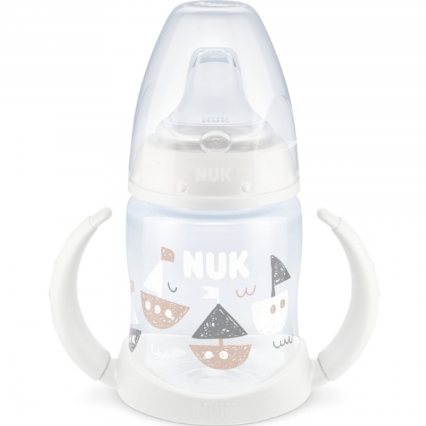 Tasse d'apprentissage fc à bec verseur 6m+ blanc Nuk