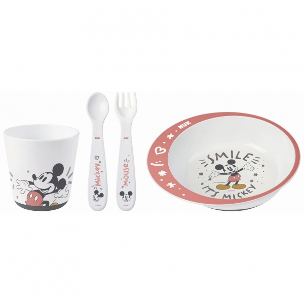 Coffret vaisselle micro-ondable mickey Nuk