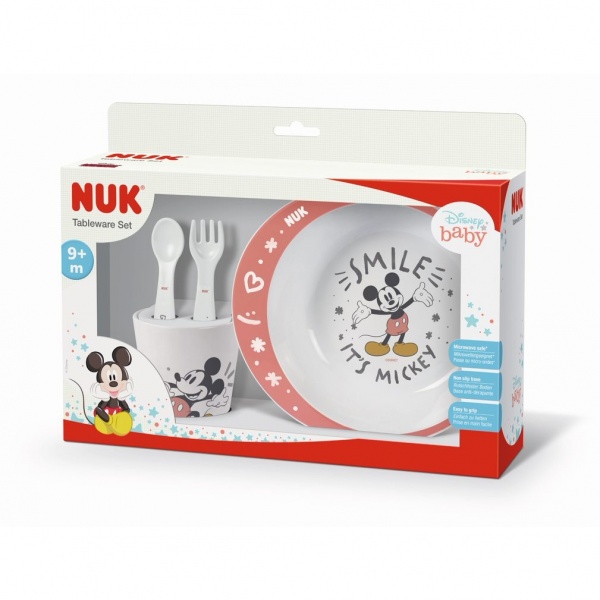 Coffret vaisselle micro-ondable mickey Nuk