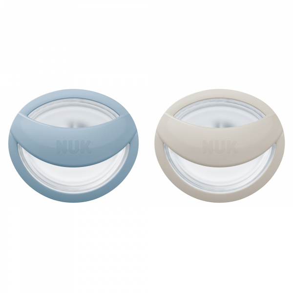 2 sucettes mommyfeel 0-6m mint/ offwhite Nuk