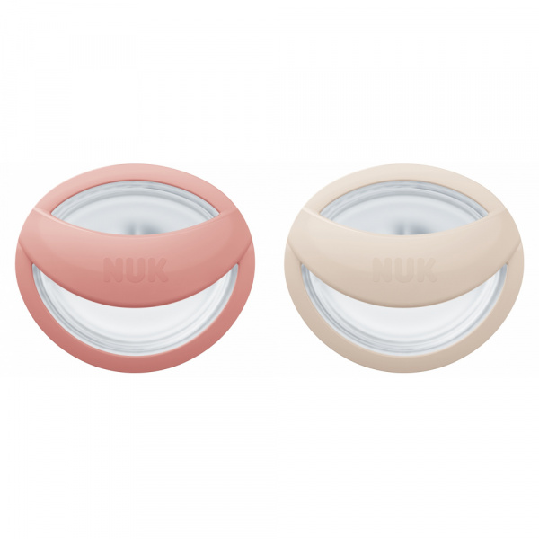 Lot de 2 sucettes mommyfeel 0-6 mois blush/ skin Nuk