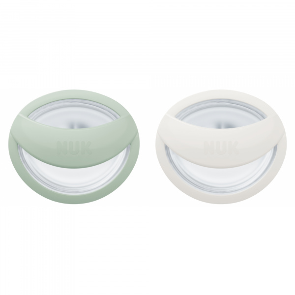 2 sucettes mommyfeel 0-6m mint/ offwhite Nuk