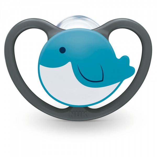 Lot de 2 sucettes space 0-6 mois nuit garçon Nuk