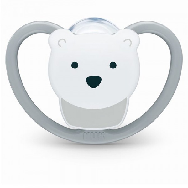 Lot de 2 sucettes space 0-6 mois nuit fille Nuk