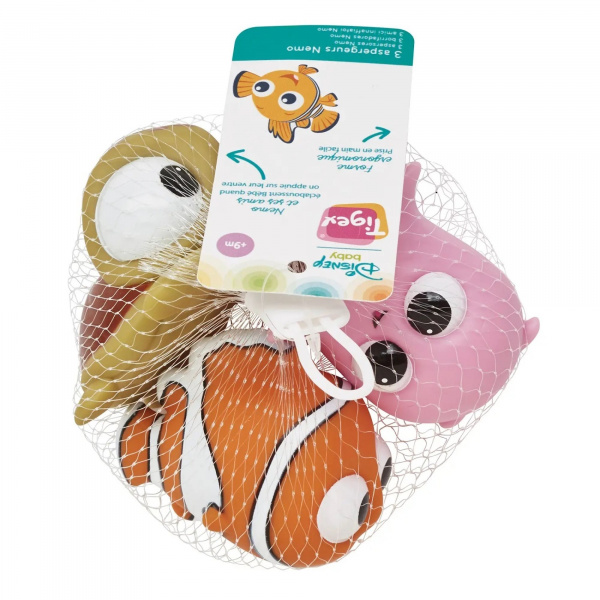 Lot de 3 aspergeurs de bain nemo Tigex