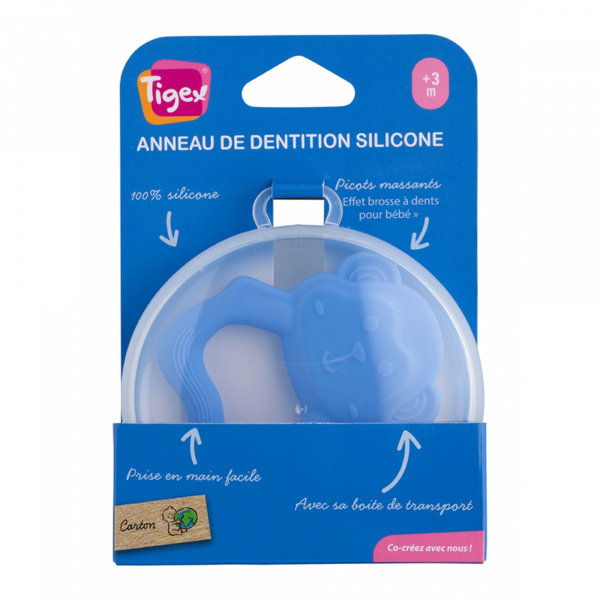 Anneau de dention silicone singe Tigex