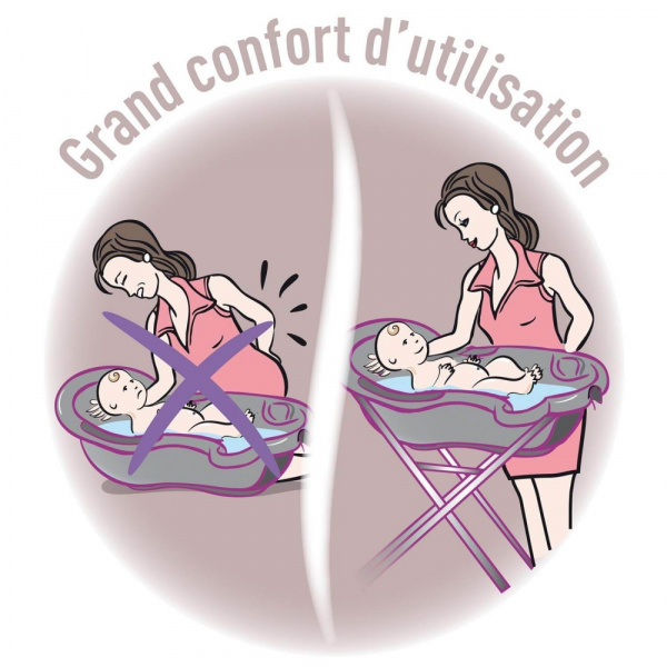 Pied de baignoire pour baignoire anatomy Tigex