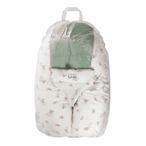 Coussin d'allaitement multirelax eponge - microfibre vert sauge Tineo