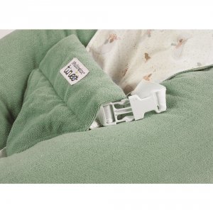 Coussin d'allaitement multirelax eponge - microfibre vert sauge Tineo