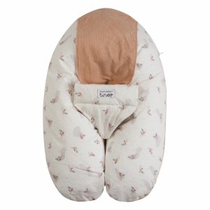 Coussin d'allaitement multirelax eponge - microfibre rose peach Tineo