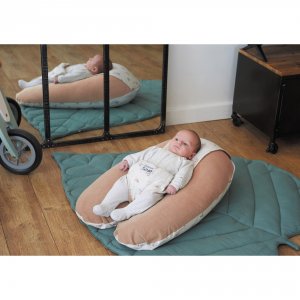 Coussin d'allaitement multirelax eponge - microfibre rose peach Tineo