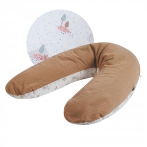 Coussin d'allaitement éponge noisette Tineo