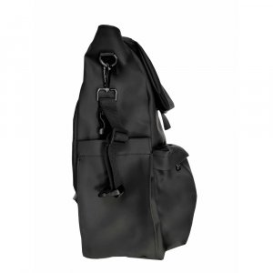 Sac à dos à langer casual noir Tineo