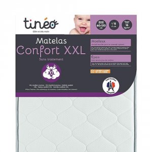 Matelas bébé confort épaisseur xxl 60x120cm Tineo