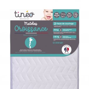 Matelas bébé croissance 60x120cm