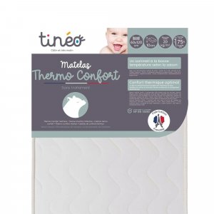 Matelas bébé thermo confort 60x120 cm Tineo