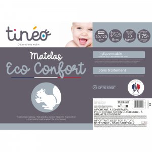 Matelas bébé eco confort 60x120 cm Tineo