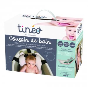 Coussin de bain panda gris Tineo