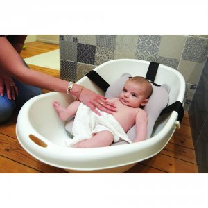 Coussin de bain panda gris Tineo