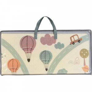 Grand tapis d'éveil réversible voitures / animaux Tineo