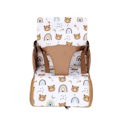 Réhausseur pour chaise bébé nomade oursons camel