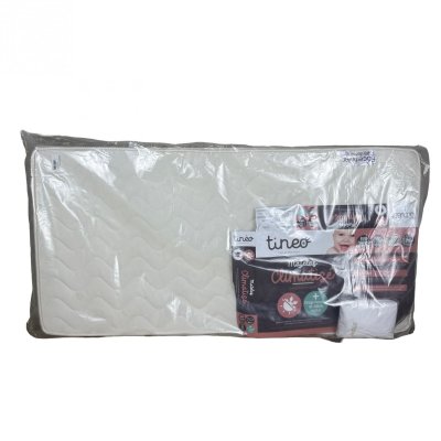 Les imparfaits - pack matelas climatisé + alèse blanc + drap housse blanc - 70 x 140 cm