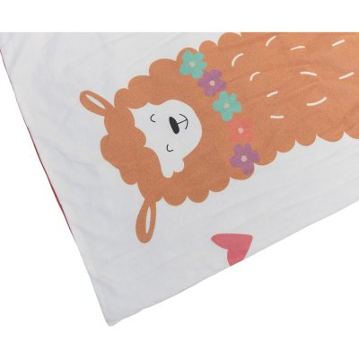 Tapis de jeu nomade en jersey coton 100 x 100 cm alpagas