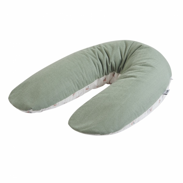 Coussin d'allaitement éponge vert sauge Tineo