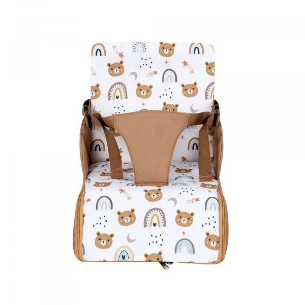 Réhausseur pour chaise bébé nomade oursons camel Tineo
