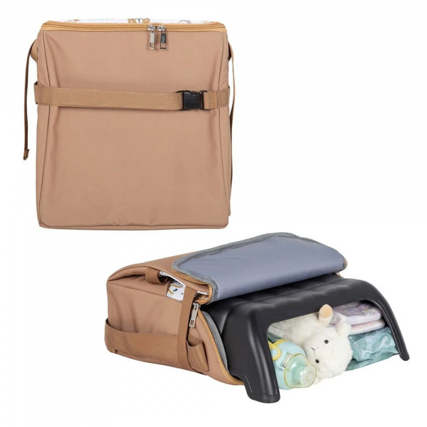 Réhausseur pour chaise bébé nomade oursons camel Tineo