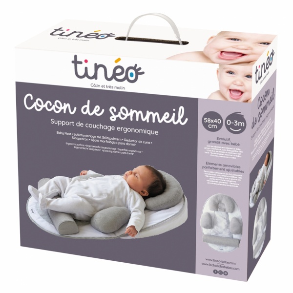 Cale bébé cocon de sommeil ergonomique Tineo