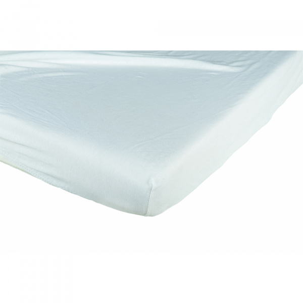 Pack matelas climatisé + alèse blanc + drap housse blanc - 60 x 120 cm Tineo