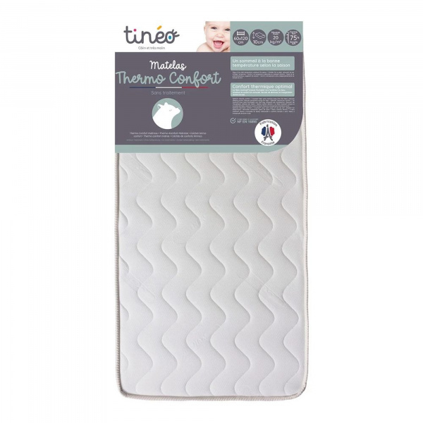 Matelas bébé thermo confort 60x120 cm Tineo