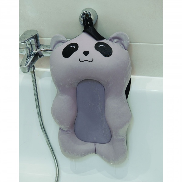Coussin de bain panda gris Tineo