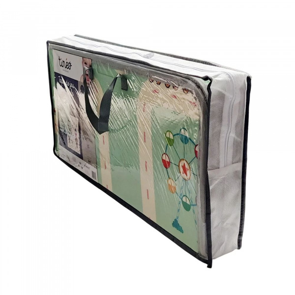 Grand tapis d'éveil réversible voitures / animaux Tineo