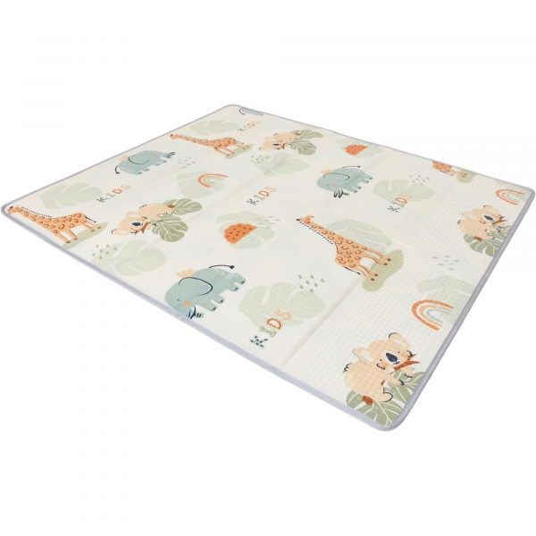 Grand tapis d'éveil réversible voitures / animaux Tineo