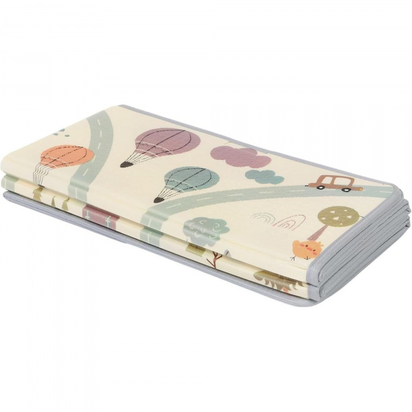 Grand tapis d'éveil réversible voitures / animaux Tineo