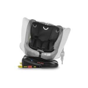Siège auto pivotant giro 360° groupe 0+/1/2/3 noir gris Nurse