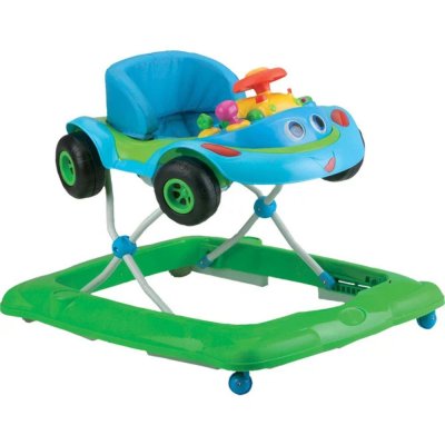Trotteur d’activités cabrio bleu