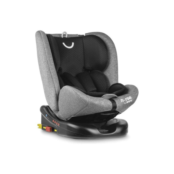 Siège auto pivotant giro 360° groupe 0+/1/2/3 noir gris Nurse