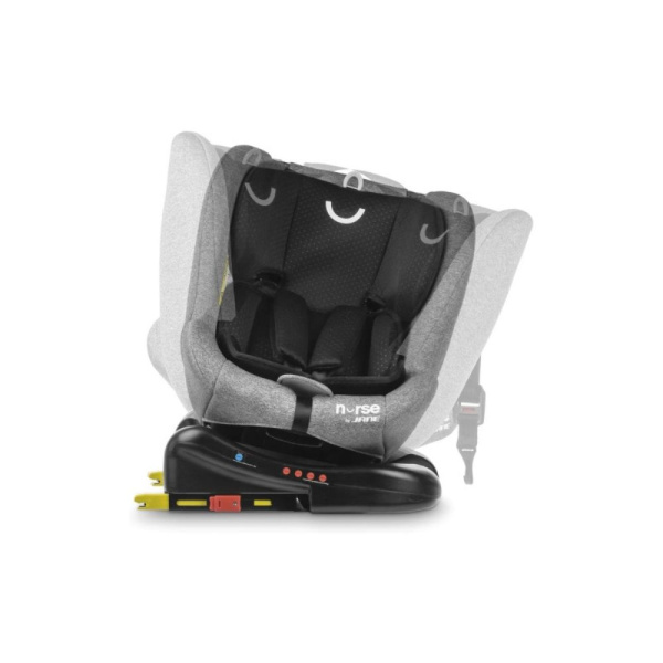 Siège auto pivotant giro 360° groupe 0+/1/2/3 noir gris Nurse
