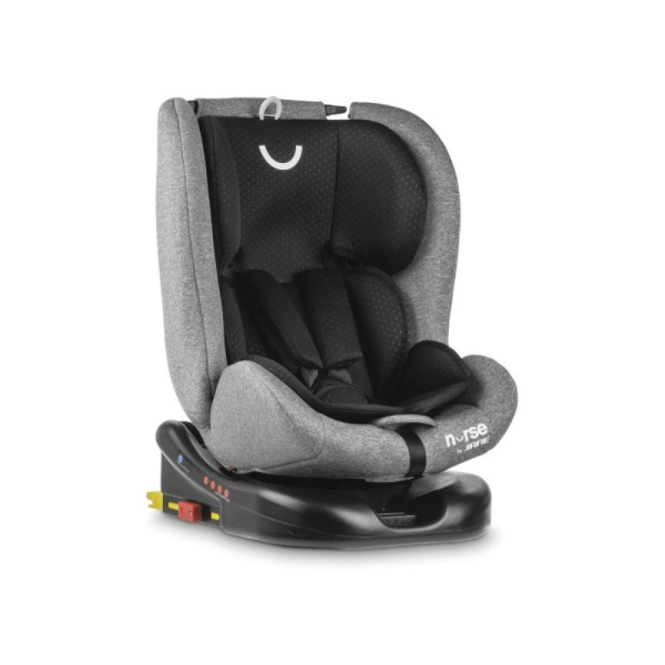 Siège auto pivotant giro 360° groupe 0+/1/2/3 noir gris Nurse
